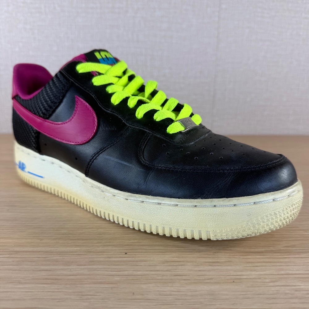 Nike Air Force 1 Low London 2012 Black Fireberry Men 8.5 Retro 488298-015